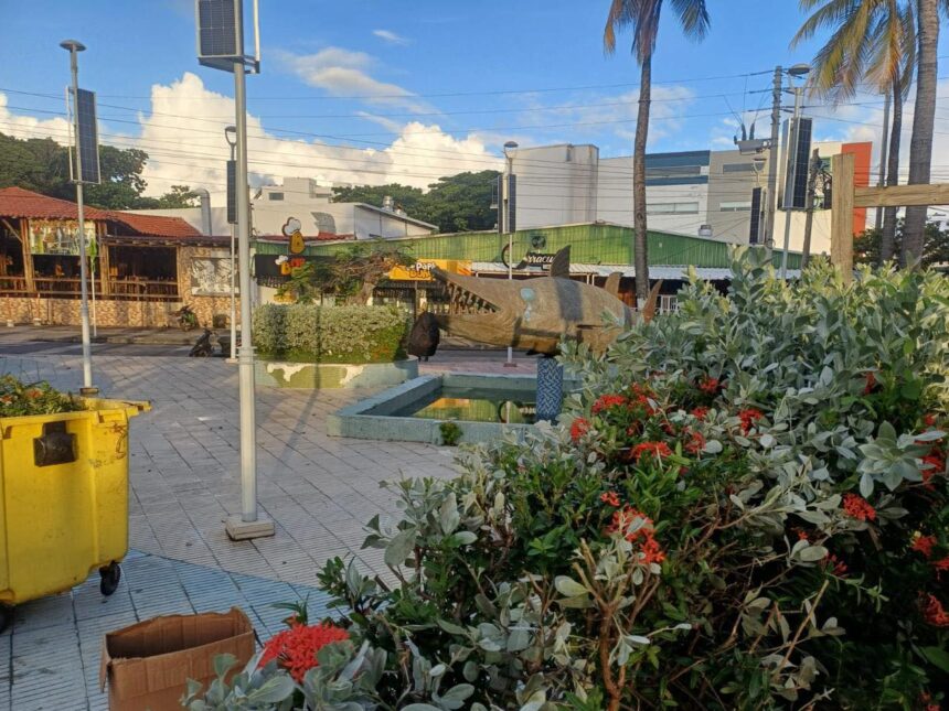 Secretaría de Turismo realizó jornada de embellecimiento en el Parque de la Barracuda