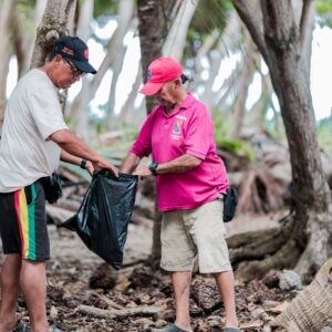 Avanzan jornadas de limpieza y recuperación ambiental en Haynes Cay, Rose Cay y White Wata