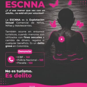 Secretaría de Turismo invita a prevenir y denunciar la ESCNNA en el Archipiélago