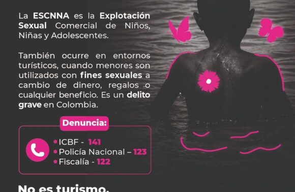 Secretaría de Turismo invita a prevenir y denunciar la ESCNNA en el Archipiélago